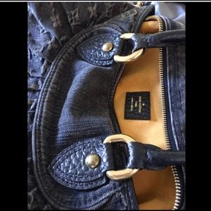 Louis Vuitton Black Monogram Denim Cabby
